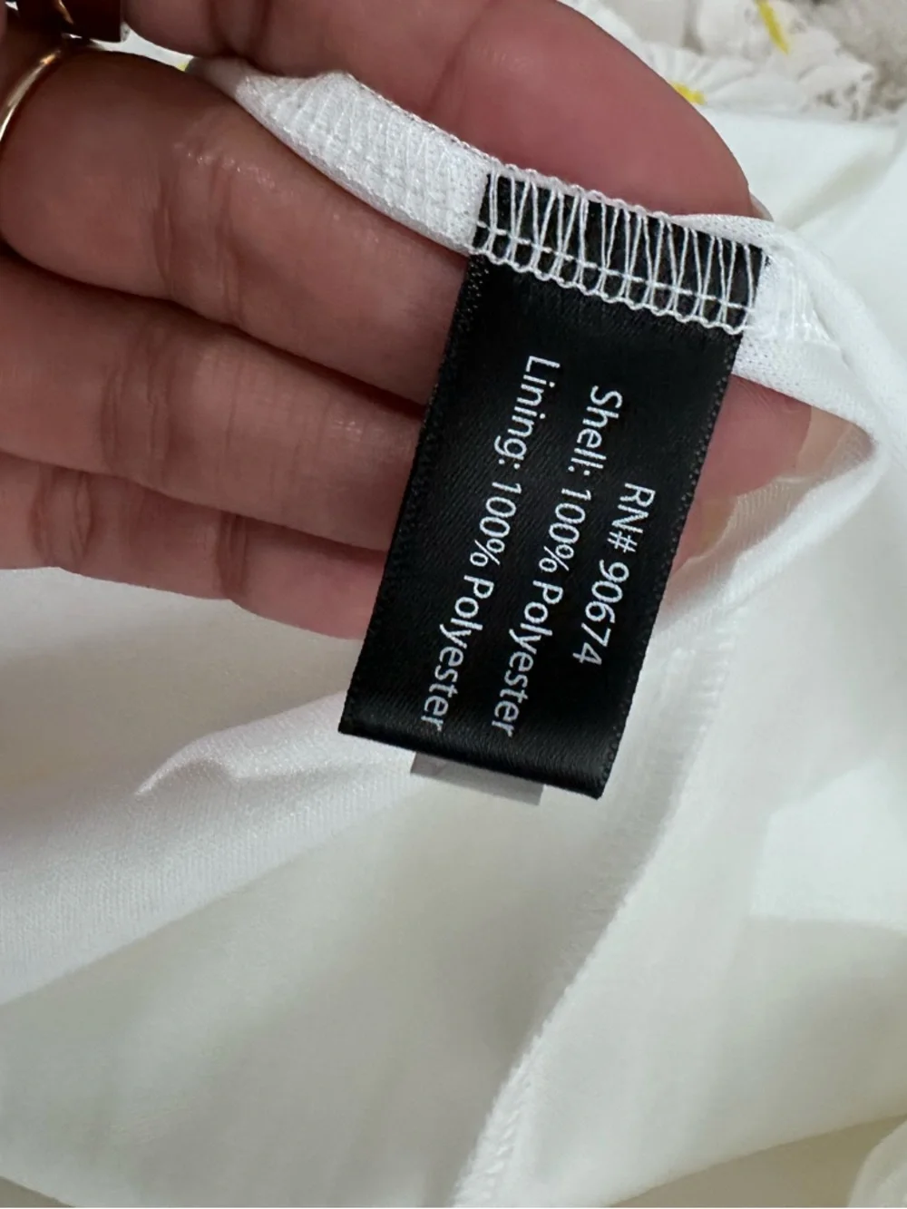 Boston Proper Daisy Lace Tunic Dress Long Sleeve Mini Size Small - Picture 12 of 12